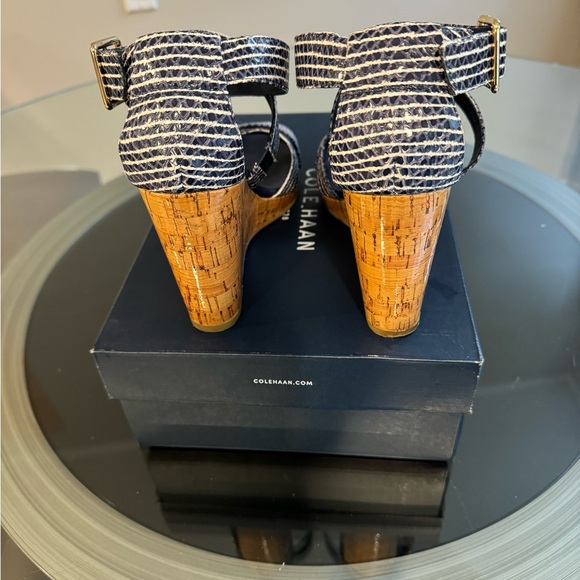 Beautiful Cole Haan wedge sandals. Worn only once. Like new. - Picture 5 of 5